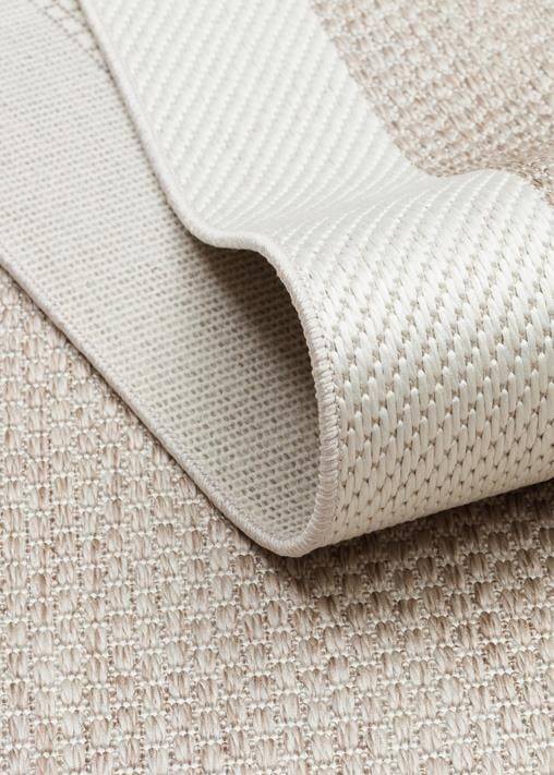 MONO MNO 05 BEIGE CREAM  Hav Toz Vermez Kaymaz Tabanlı İnce Halı