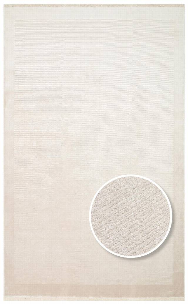 NAPOLI NAP 02 BEIGE  Sade Desenli Modern Sık Dokuma Makine Halısı