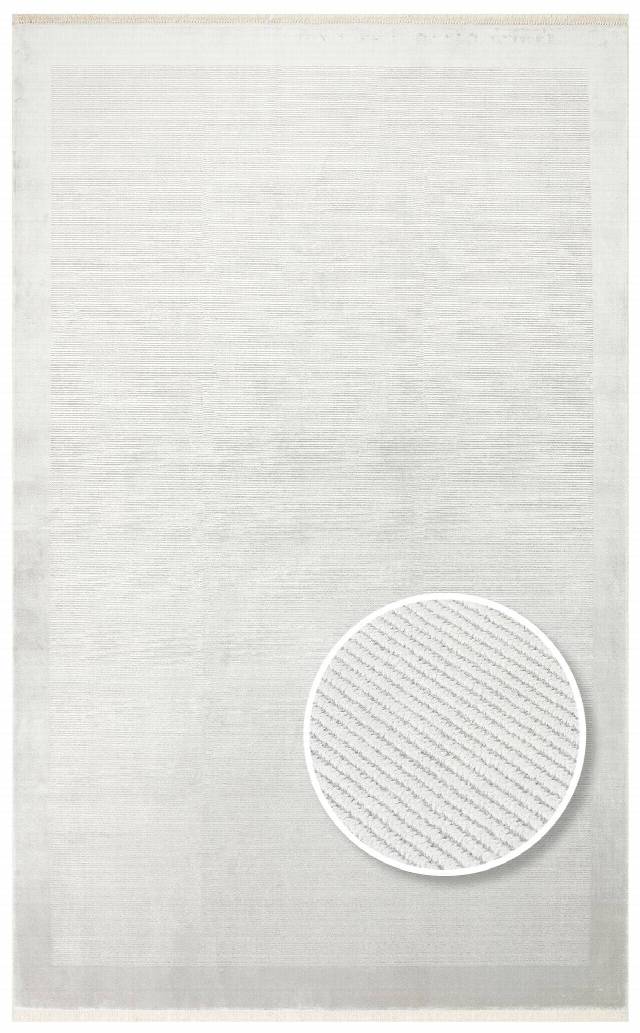 NAPOLI NAP 02 GREY  Sade Desenli Modern Sık Dokuma Makine Halısı