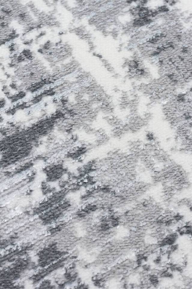 NORA NOR 02 GREY Hav Toz Vermez Yıkanabilir Kaymaz İnce Dokuma Modern Halı