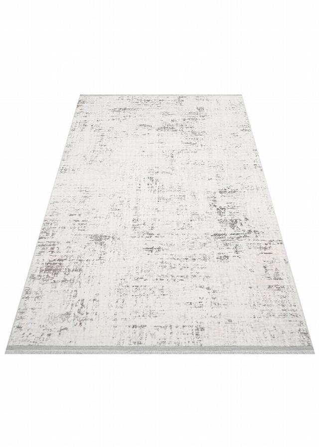 NORA NOR 02 SILVER Hav Toz Vermez Yıkanabilir Kaymaz İnce Dokuma Modern Halı