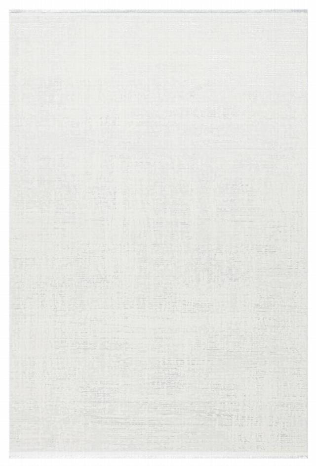NORA NOR 02 WHITE Hav Toz Vermez Yıkanabilir Kaymaz İnce Dokuma Modern Halı