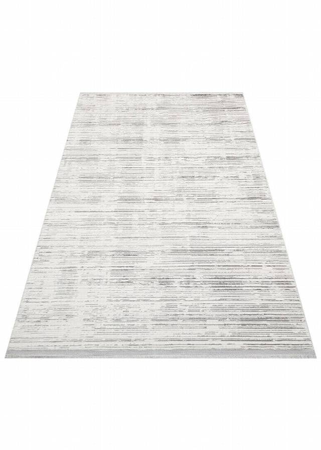 NORA NOR 03 SILVER Hav Toz Vermez Yıkanabilir Kaymaz İnce Dokuma Modern Halı