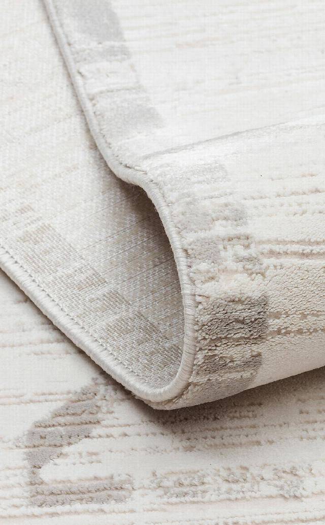 PADONA PDN 02 CREAM GREY  Extra Yumuşak Dokulu Sık Dokuma Modern Desenlere Sahip Şık Salon Halısı