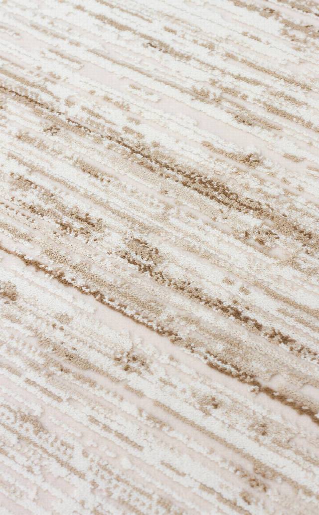 PADONA PDN 03 BEIGE  Extra Yumuşak Dokulu Sık Dokuma Modern Desenlere Sahip Şık Salon Halısı