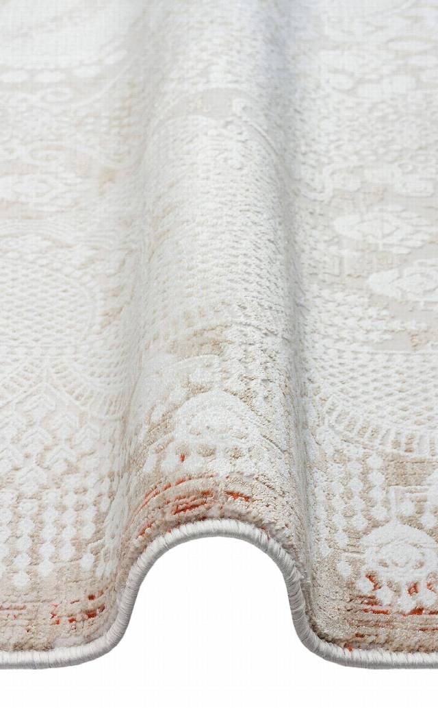 PADONA PDN 05 CREAM VIZON  Extra Yumuşak Dokulu Sık Dokuma Modern Desenlere Sahip Şık Salon Halısı