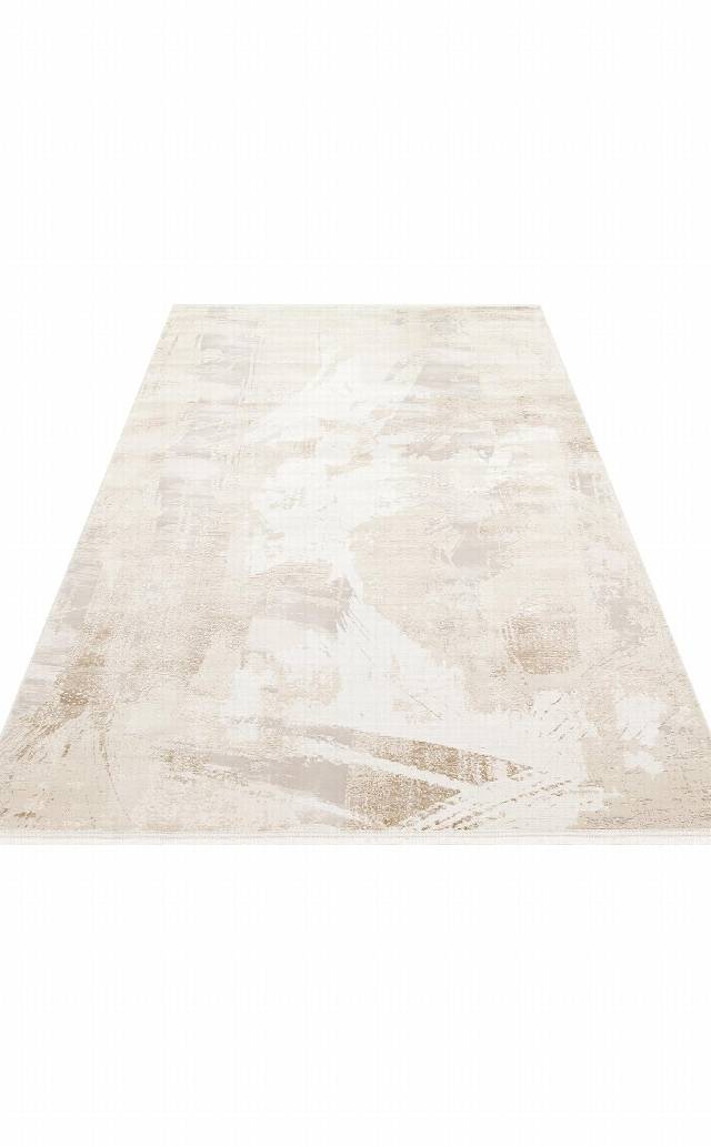 PADONA PDN 06 BEIGE GREY  Extra Yumuşak Dokulu Sık Dokuma Modern Desenlere Sahip Şık Salon Halısı
