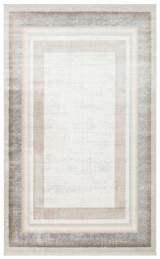 PADONA PDN 08 CREAM GREY  Extra Yumuşak Dokulu Sık Dokuma Modern Desenlere Sahip Şık Salon Halısı