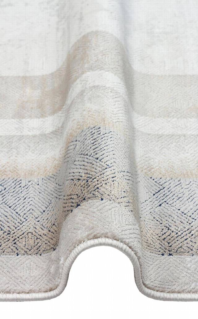PADONA PDN 08 CREAM GREY  Extra Yumuşak Dokulu Sık Dokuma Modern Desenlere Sahip Şık Salon Halısı