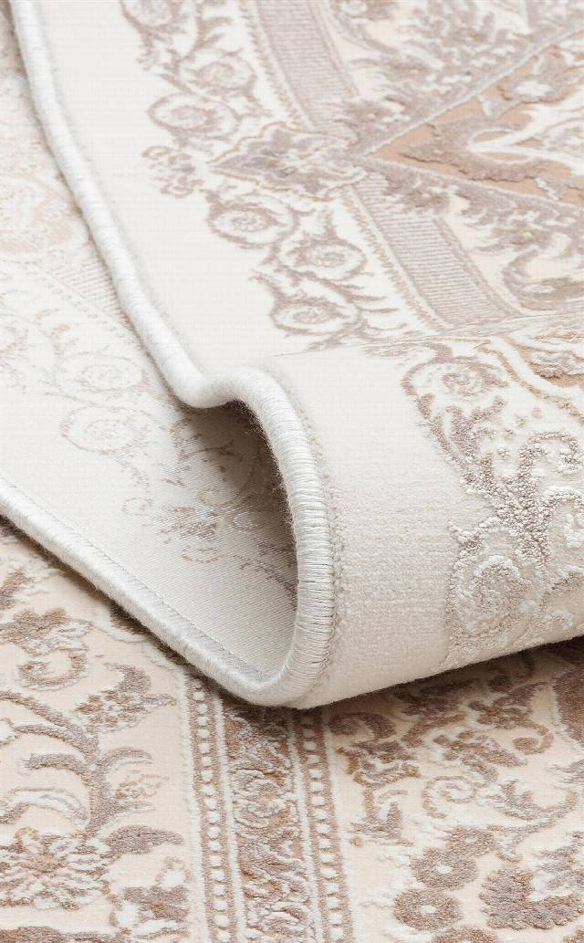 PALMIRA PLM 01 CREAM BEIGE  Yüksek Kaliteli Sık Dokuma Modern Salon Halısı