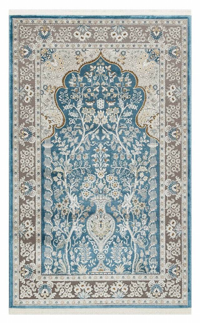 PALMIRA SECCADE PLM SCD 01 GREY BLUE  Yüksek Kaliteli Sık Dokuma Modern Seccade