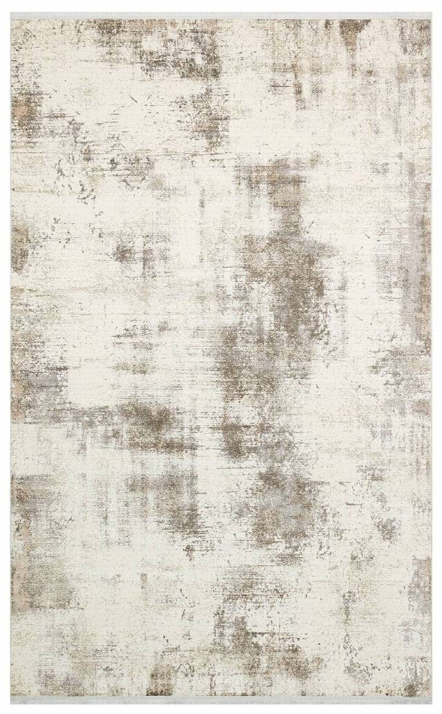 PASSAGE PLZ 01 CREAM VIZON  Yumuşak Tuşeli Sık Dokuma Modern Halı