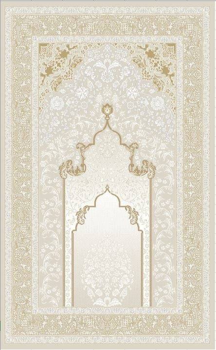 ROMA HAREM SECCADE RM HRM SCD 01 BEIGE  Viskon ve Polyester ile Üretilen Seccade