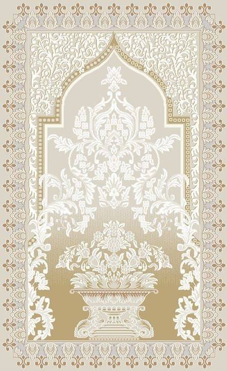 ROMA HAREM SECCADE RM HRM SCD 02 LIGHT BEIGE  Viskon ve Polyester ile Üretilen Seccade