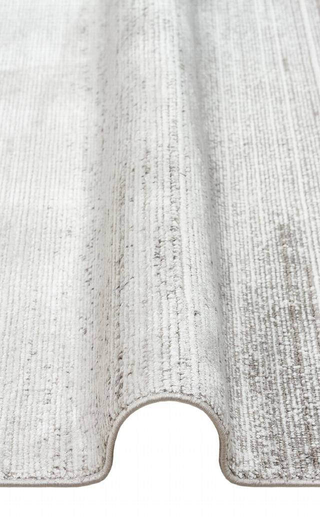 ROMA RM 01 CREAM GREY  Viskon ve Polyester ile Üretilen Şık Salon Halısı