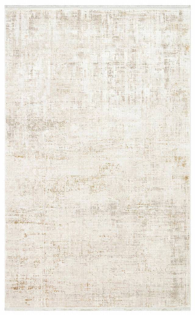ROMA RM 03 CREAM BEIGE  Viskon ve Polyester ile Üretilen Şık Salon Halısı