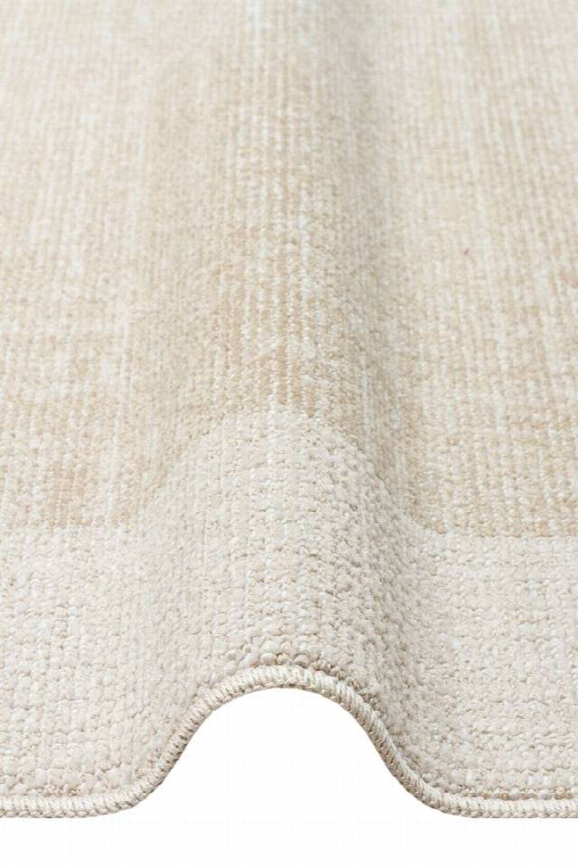 SAHARA SHA 01 CREAM BEIGE  Hav Toz Vermez Yumuşak Tuşeli Modern Makine Halısı