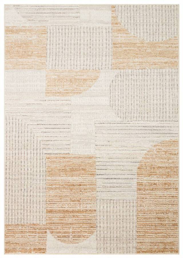 SAHARA SHA 02 CREAM GOLD  Hav Toz Vermez Yumuşak Tuşeli Modern Makine Halısı