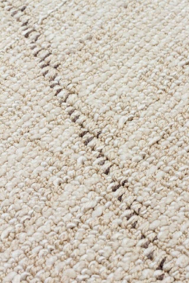 SAHARA SHA 03 CREAM GREY  Hav Toz Vermez Yumuşak Tuşeli Modern Makine Halısı