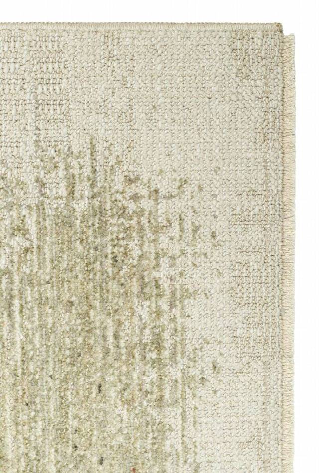 SAHARA SHA 04 CREAM GREEN  Hav Toz Vermez Yumuşak Tuşeli Modern Makine Halısı
