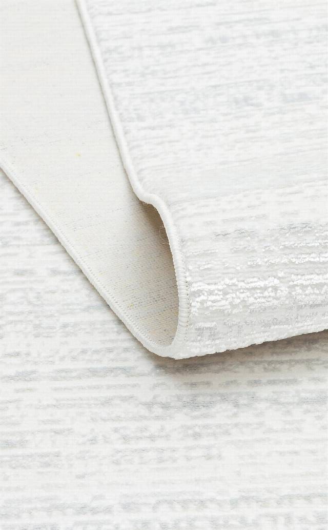 SATEEN ST 101 CREAM XW  Hav Toz Vermez Yıkanabilir Kaymaz İnce Dokuma Modern Halı
