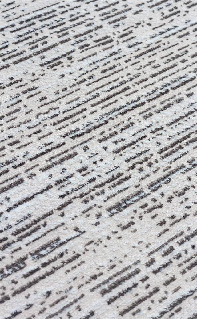 SATEEN ST 101 D.GREY XW  Hav Toz Vermez Yıkanabilir Kaymaz İnce Dokuma Modern Halı