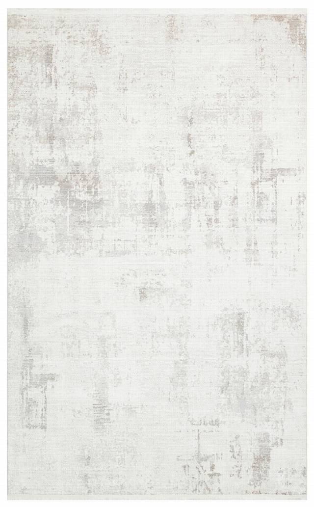 SATEEN ST 106 CREAM BEIGE  Yıkanabilir Kaymaz Tabanlı Hav Vermez Sık Dokuma Modern Halı