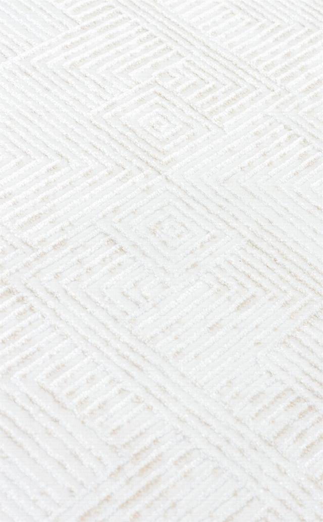 SATEEN ST 109 CREAM BEIGE  Yıkanabilir Kaymaz Tabanlı Hav Vermez Sık Dokuma Modern Halı