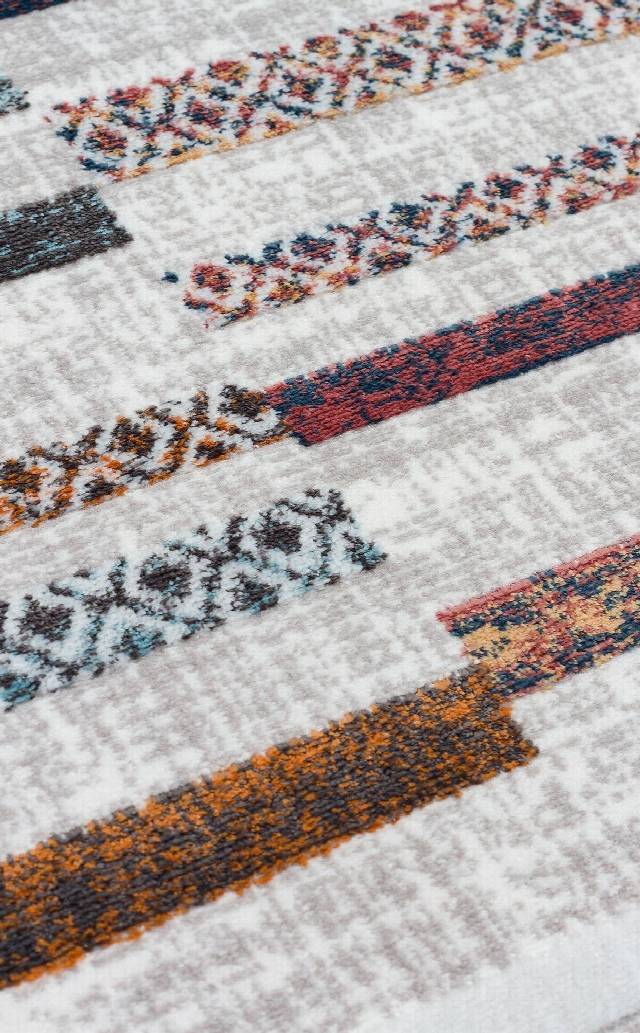 SATEEN ST 110 MULTY XW   Yıkanabilir Kaymaz Tabanlı Hav Vermez Sık Dokuma Modern Halı