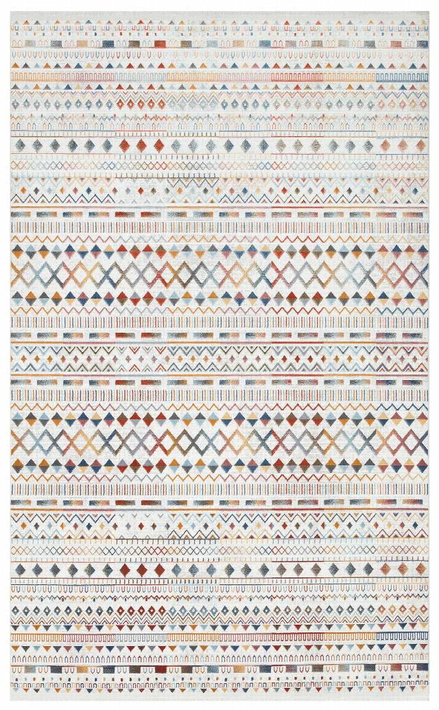 SATEEN ST 111 MULTY XW  Yıkanabilir Kaymaz Tabanlı Hav Vermez Sık Dokuma Modern Halı