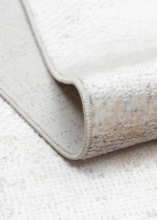 SATEEN ST 21 BEIGE XW  Hav Toz Vermez Yıkanabilir Kaymaz İnce Dokuma Modern Halı