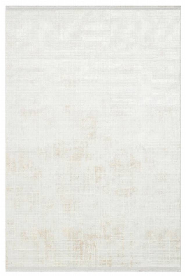 SATEEN ST 23 CREAM XW  Hav Toz Vermez Yıkanabilir Kaymaz İnce Dokuma Modern Halı
