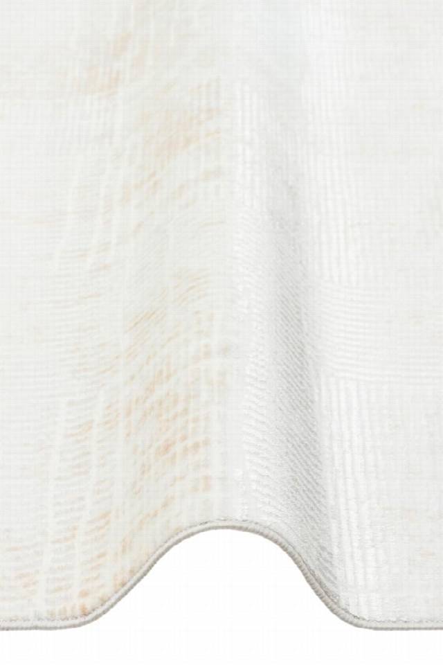 SATEEN ST 23 CREAM XW  Hav Toz Vermez Yıkanabilir Kaymaz İnce Dokuma Modern Halı