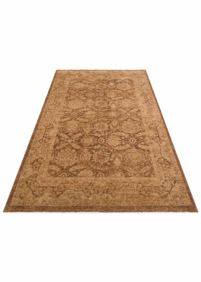 SHIRAZ SHR 01 BEIGE  Vintage Eskitme Desenli Modern Yumuşak Dokulu Makine Halısı