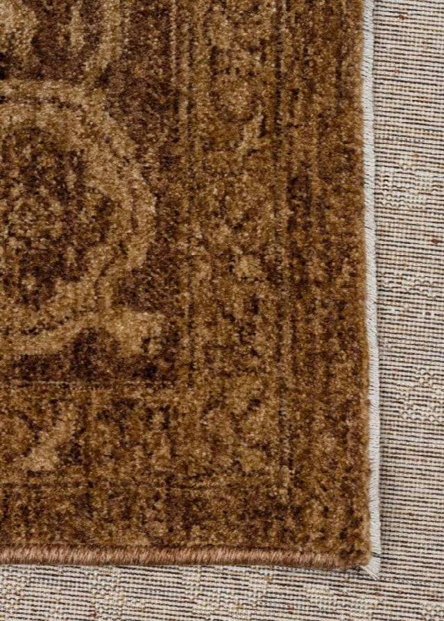 SHIRAZ SHR 03 BEIGE Vintage Eskitme Desenli Modern Yumuşak Dokulu Makine Halısı