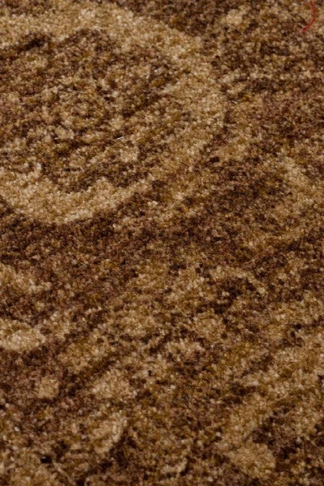 SHIRAZ SHR 03 BEIGE Vintage Eskitme Desenli Modern Yumuşak Dokulu Makine Halısı