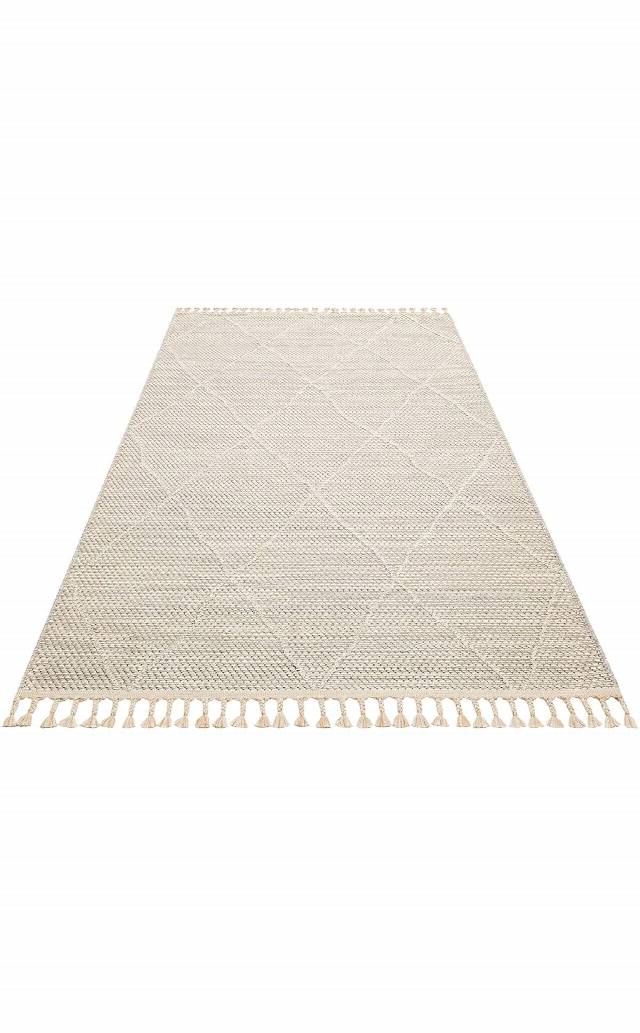 SOHO SH 02 BEIGE  Hav Toz Vermez Hasır Dokuma Modern Makine Halısı