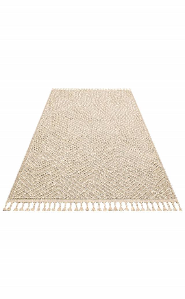 SOHO SH 12 BEIGE  Hav Toz Vermez Hasır Dokuma Modern Makine Halısı