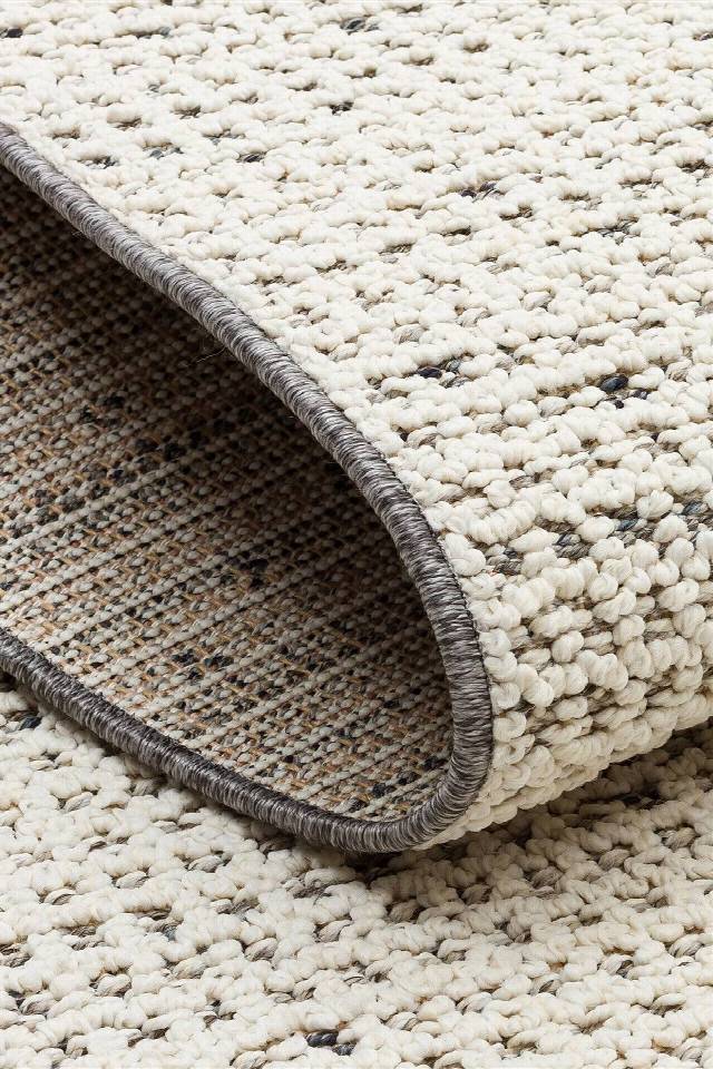 SOHO SH 13 CREAM GREY  Hav Toz Vermez Hasır Dokuma Modern Makine Halısı
