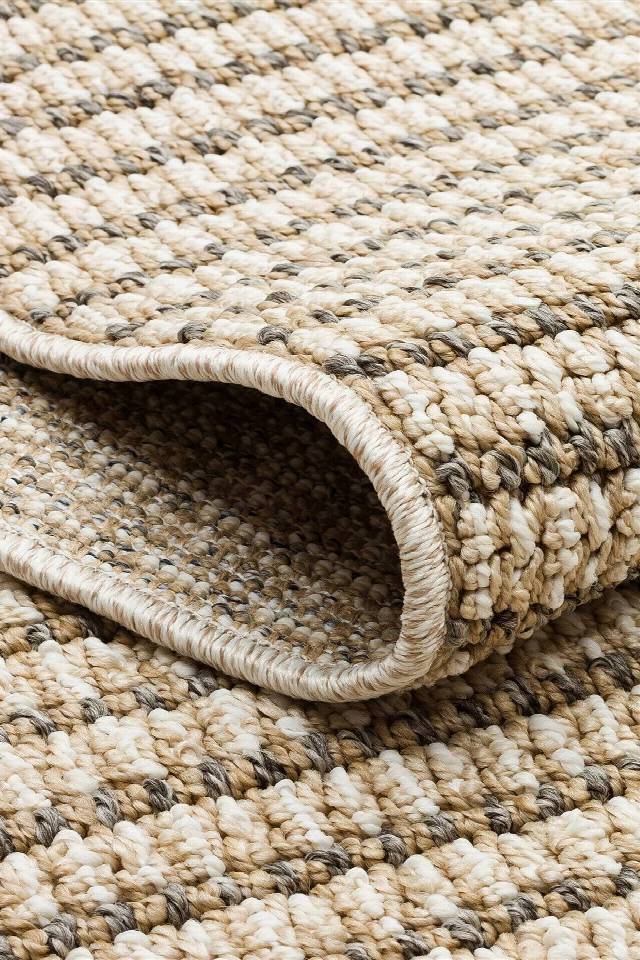 SOHO SH 17 BEIGE IVORY  Hav Toz Vermez Hasır Dokuma Modern Makine Halısı