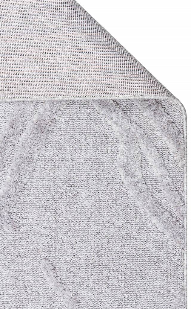 TERAZZO TRZ 03 GREY  Hav Toz Vermez Yumuşak Dokulu Etnik Örgü Desenlere Sahip Modern İskindinav Halı