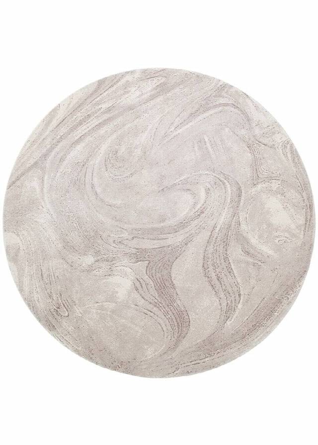 UTOPIA UTP 04 CREAM Q  Amorf Tasarımlı Modern Viskon Halı