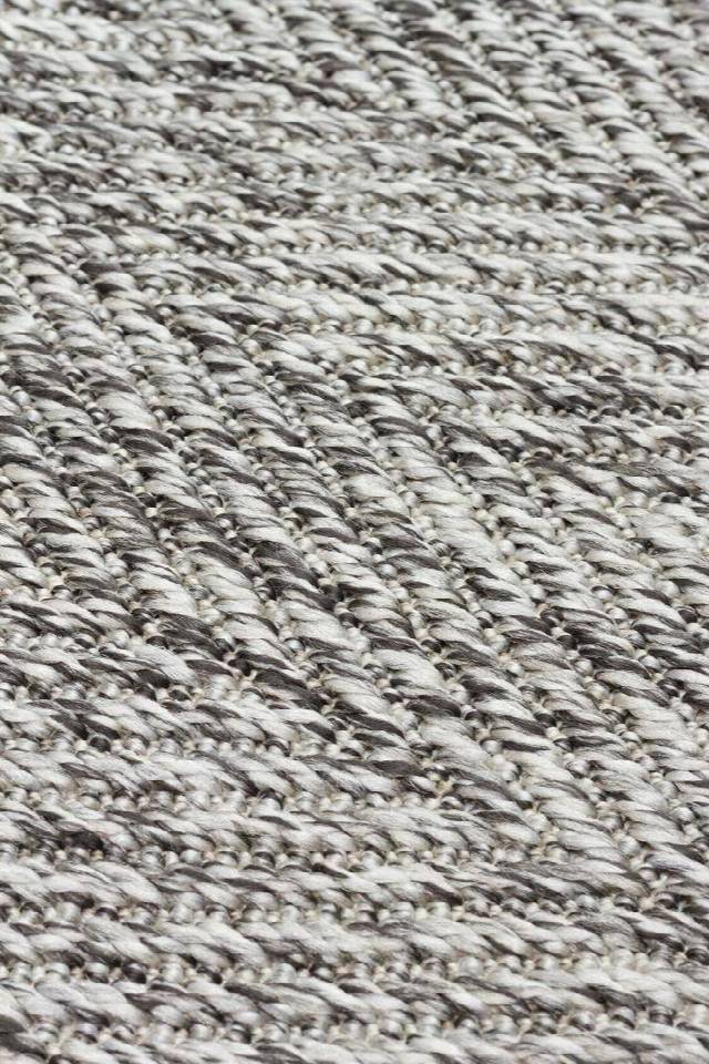 VENTURA SISAL VNT 2704 GREY BRD GREY  İç ve Dış Mekan Kullanımına Uygun Hav Vermeyen Kolay Temizlenebilir Sisal Görünümlü Halı