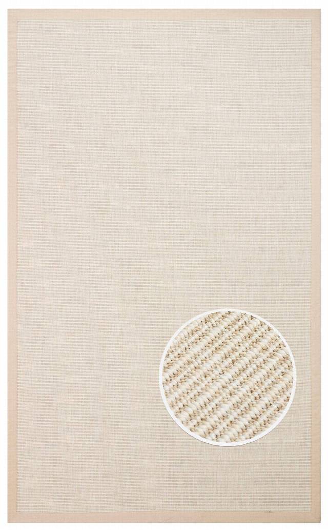 VENTURA SISAL VNT 2706 CREAM BRD BEIGE  İç ve Dış Mekan Kullanımına Uygun Hav Vermeyen Kolay Temizlenebilir Sisal Görünümlü Halı