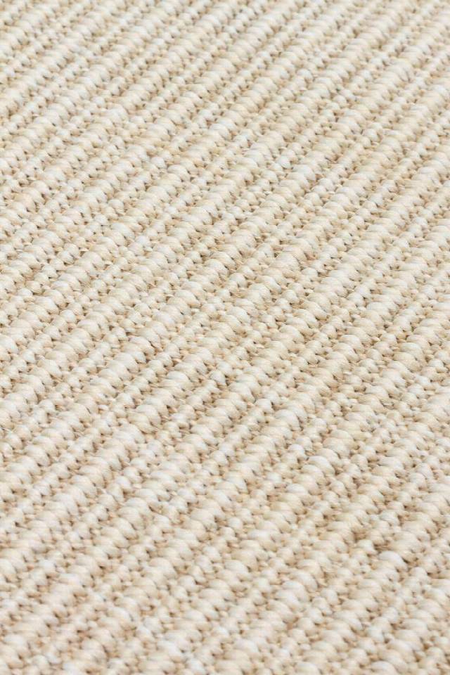 VENTURA SISAL VNT 2706 CREAM BRD BEIGE  İç ve Dış Mekan Kullanımına Uygun Hav Vermeyen Kolay Temizlenebilir Sisal Görünümlü Halı