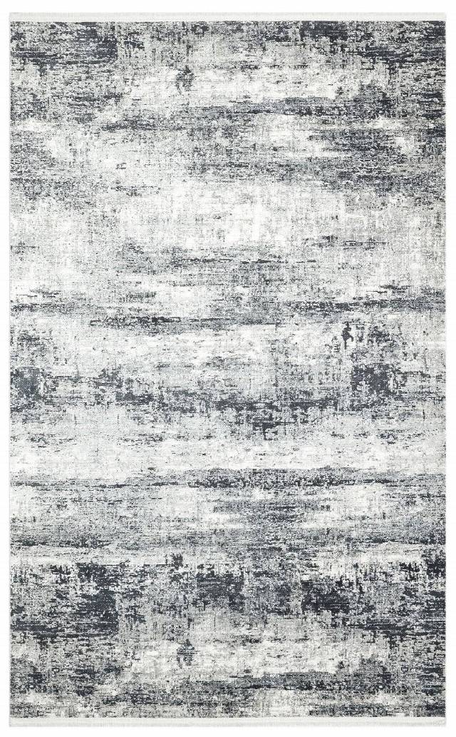 VERONA VR 02 CREAM GREY XW  Kolay Kullanımlı Yumuşak İpeksi Tuşeli Yüksek Alçak Oymalı Modern İnce Makine Halısı