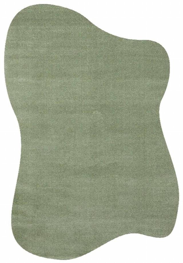 ZEN AMORF 01 GREEN  Hav Toz Vermez Yumuşak Tuşeli Zarif Makine Halısı