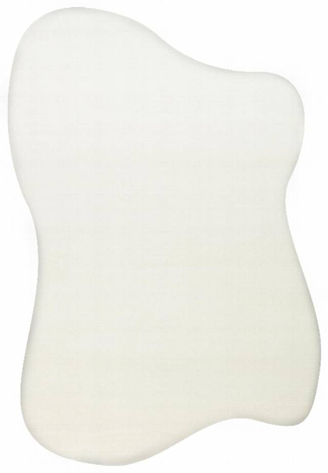 ZEN AMORF 01 WHITE  Hav Toz Vermez Yumuşak Tuşeli Zarif Makine Halısı