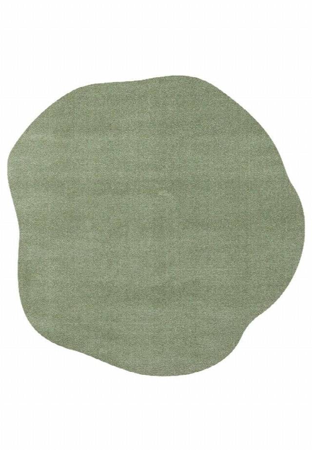 ZEN AMORF 04 GREEN  Hav Toz Vermez Yumuşak Tuşeli Zarif Makine Halısı
