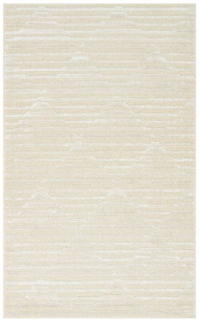 ZENITH ZNT 02 CREAM  Yüksek Alçak Dokulu Naturel Yün ve Viskon Modern Dokuma Halı